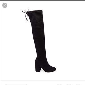 Black Steven madden thigh high boots